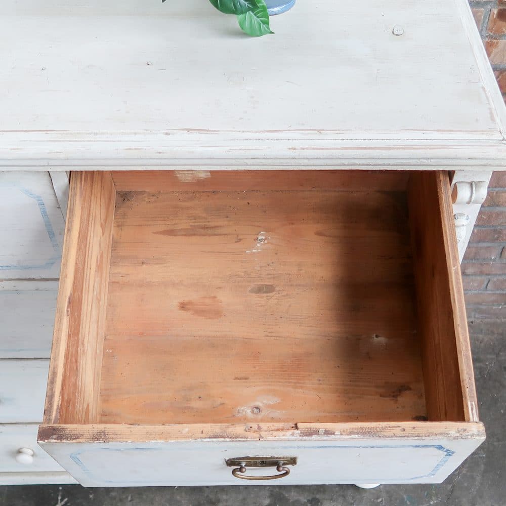 Grote brocante ladekast - Afbeelding 5