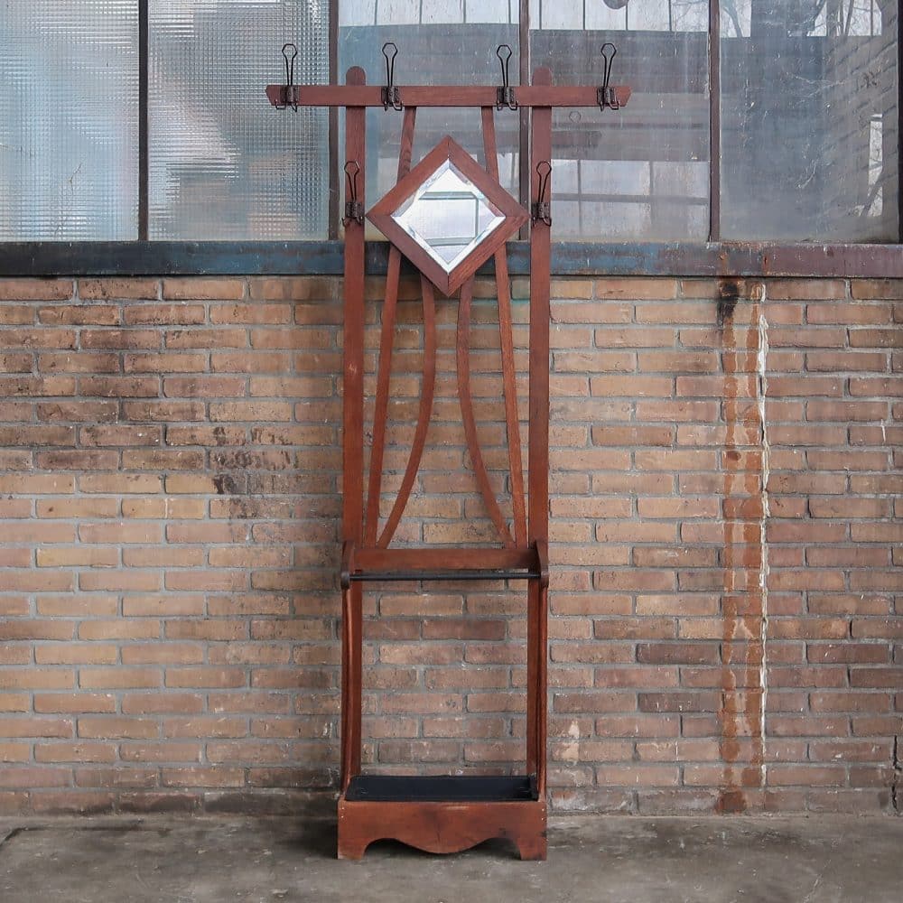 Vintage kapstok meubel - Afbeelding 2