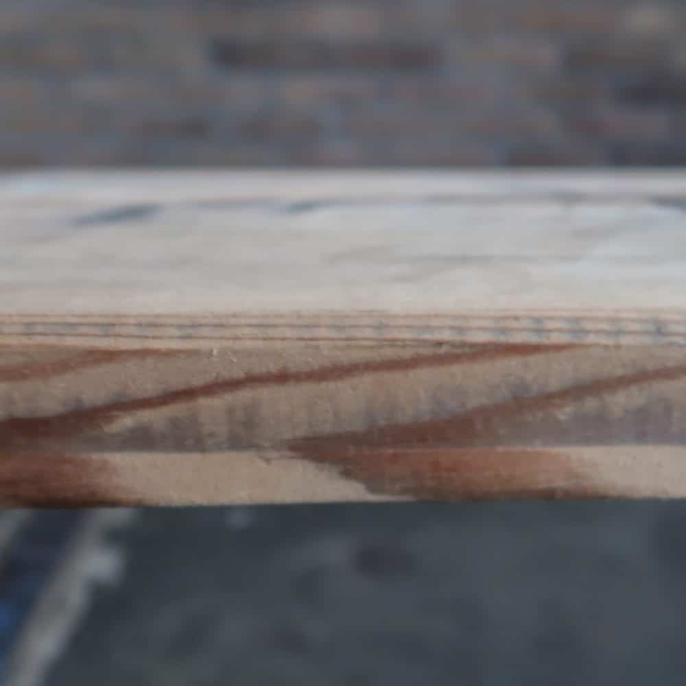 Brocante houten bankje - Afbeelding 6