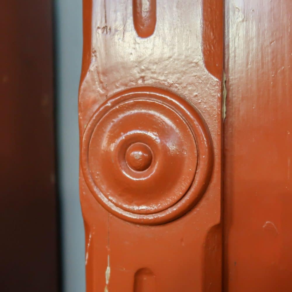 Brocante houten universiteitskast - Afbeelding 11