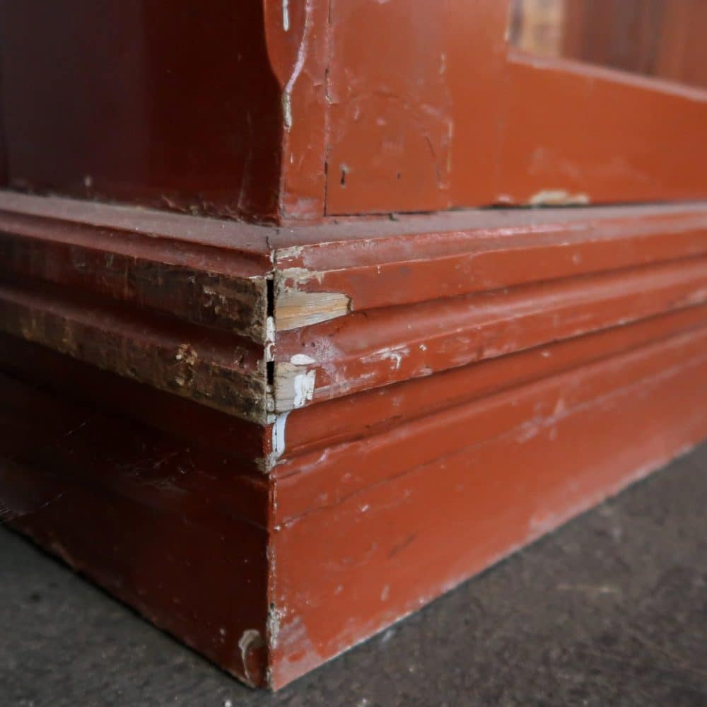Brocante houten universiteitskast - Afbeelding 14