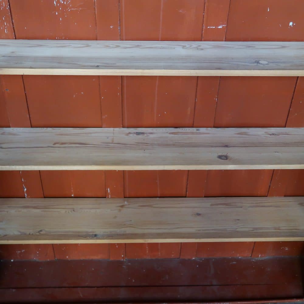 Brocante houten universiteitskast - Afbeelding 4