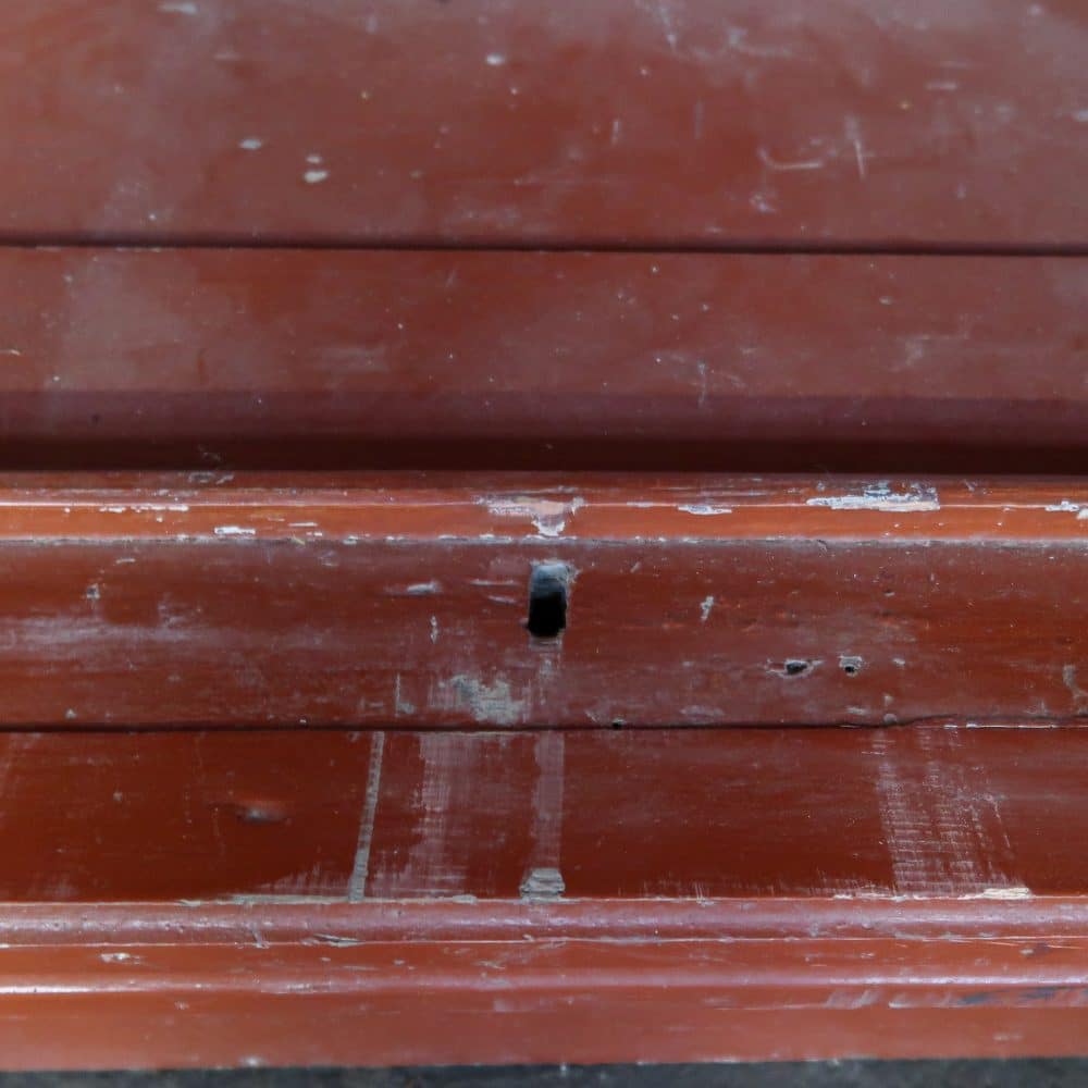 Brocante houten universiteitskast - Afbeelding 13