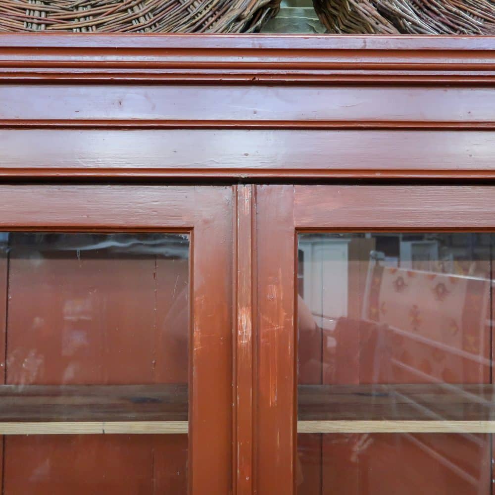 Brocante houten universiteitskast - Afbeelding 9