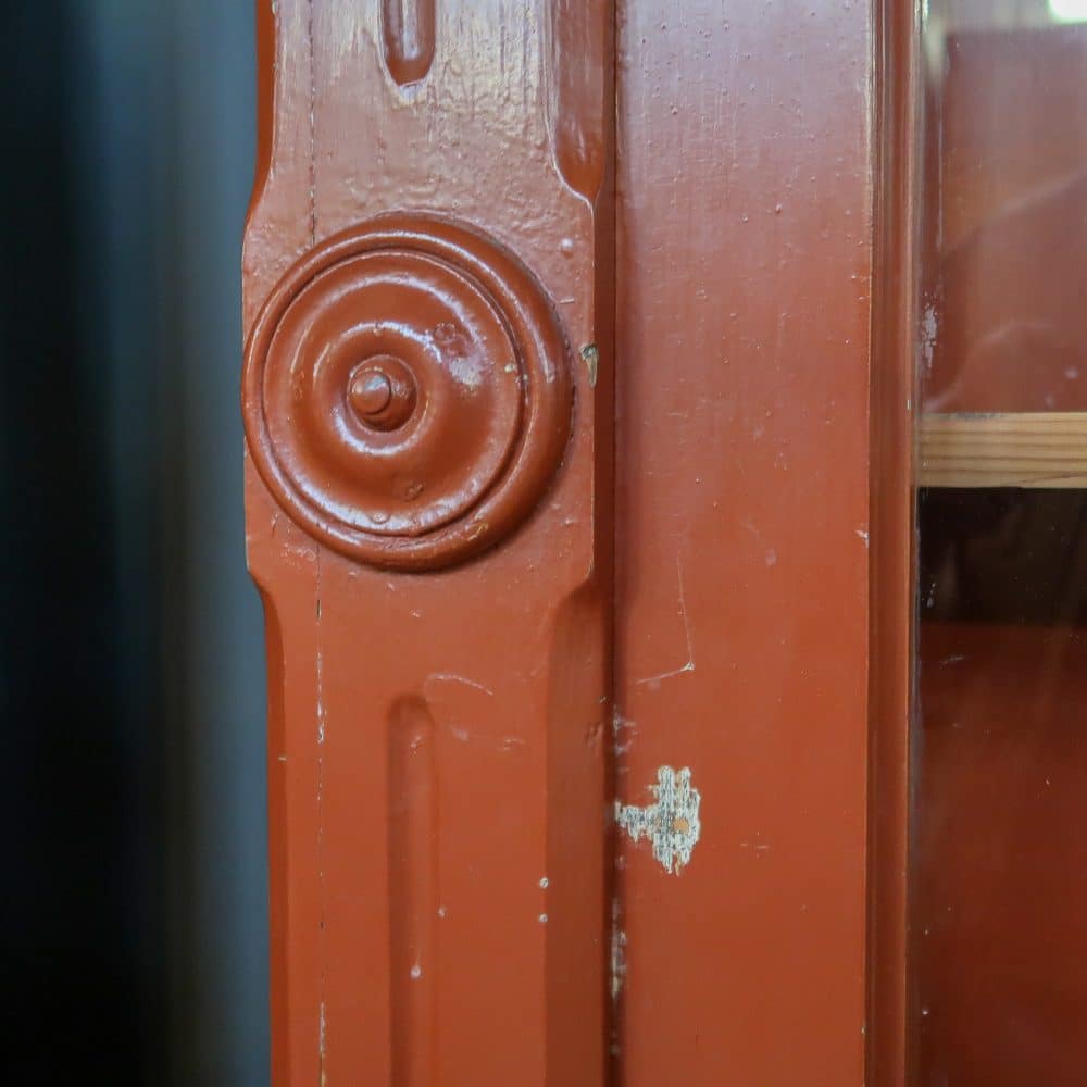 Brocante houten universiteitskast - Afbeelding 12