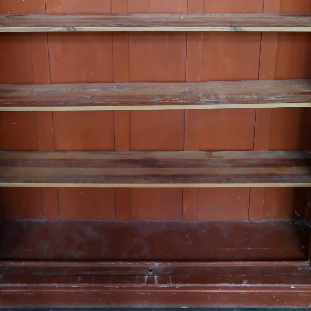 Brocante houten universiteitskast - Afbeelding 4