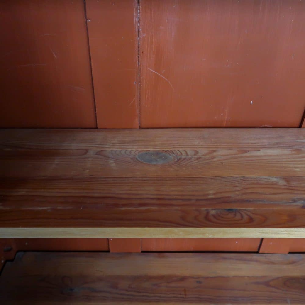 Brocante houten universiteitskast - Afbeelding 5