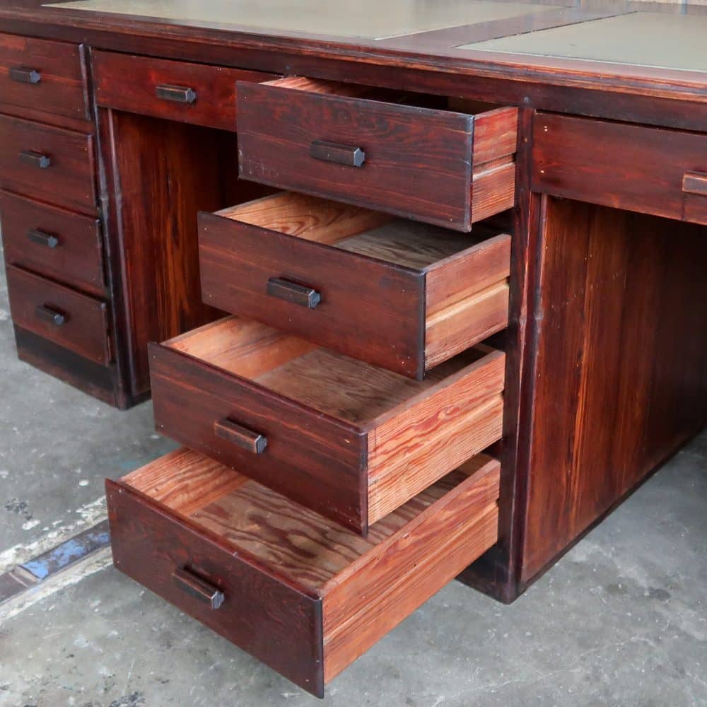 Antiek Engels bureau - Afbeelding 3