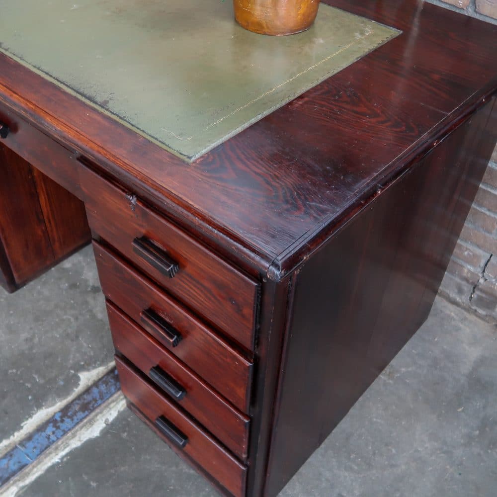 Antiek Engels bureau - Afbeelding 8
