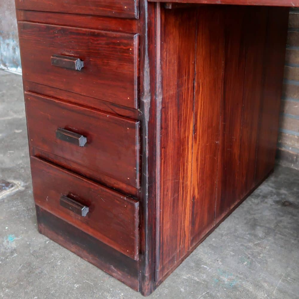 Antiek Engels bureau - Afbeelding 10