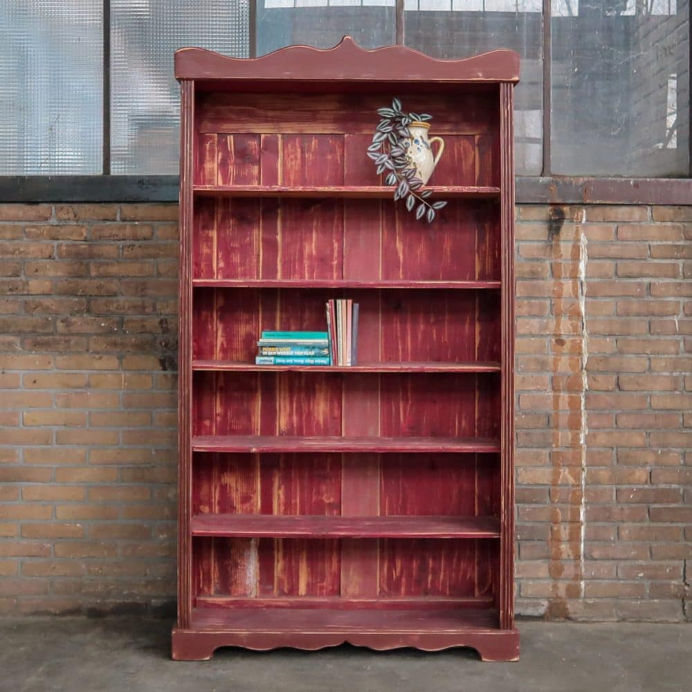 Brocante open boekenkast