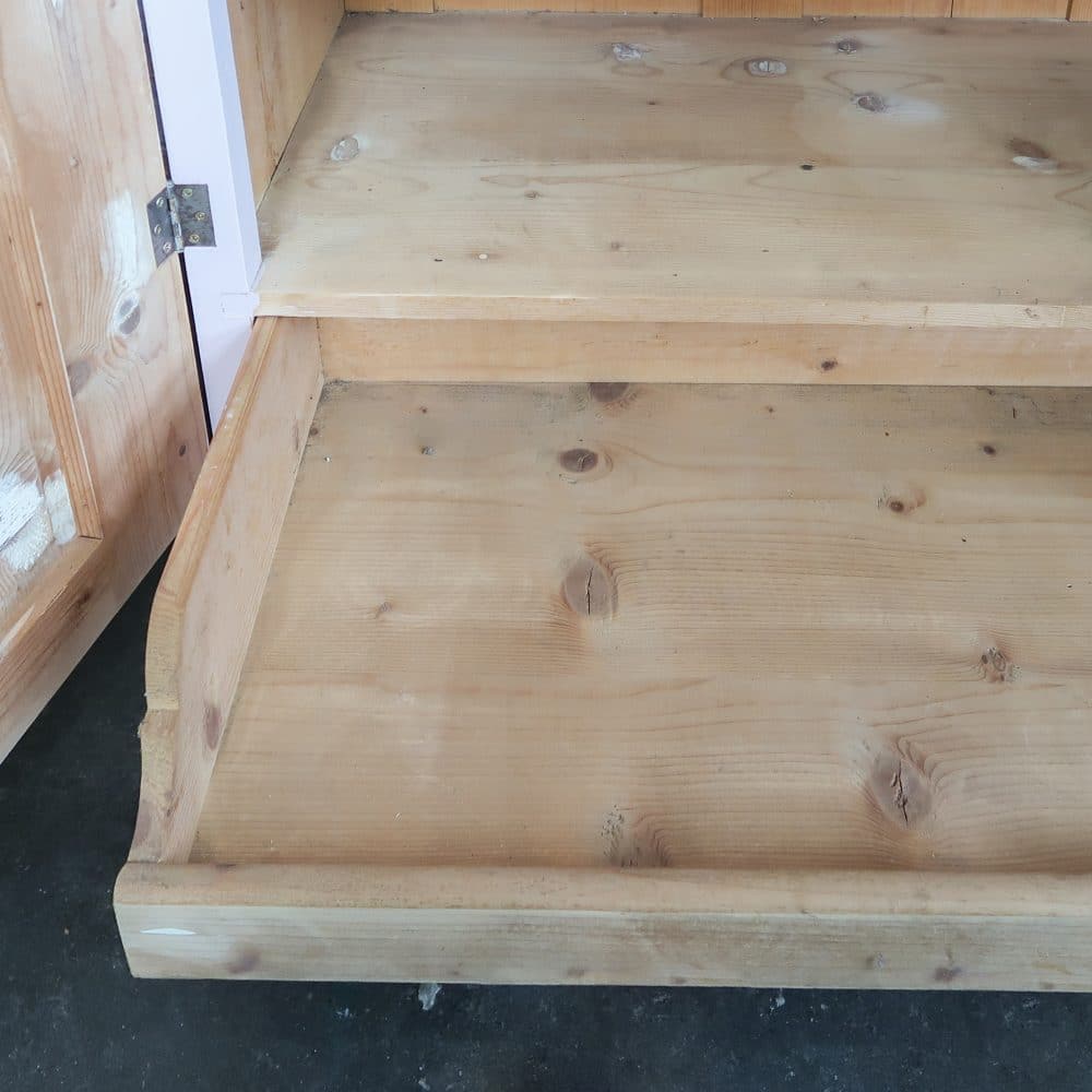 Brocante roze linnenkast - Afbeelding 5