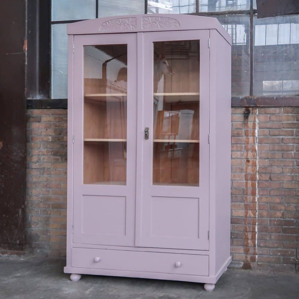 Brocante vitrinekast - Afbeelding 2