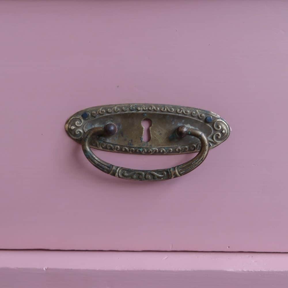 Eendeurs roze linnenkast - Afbeelding 7