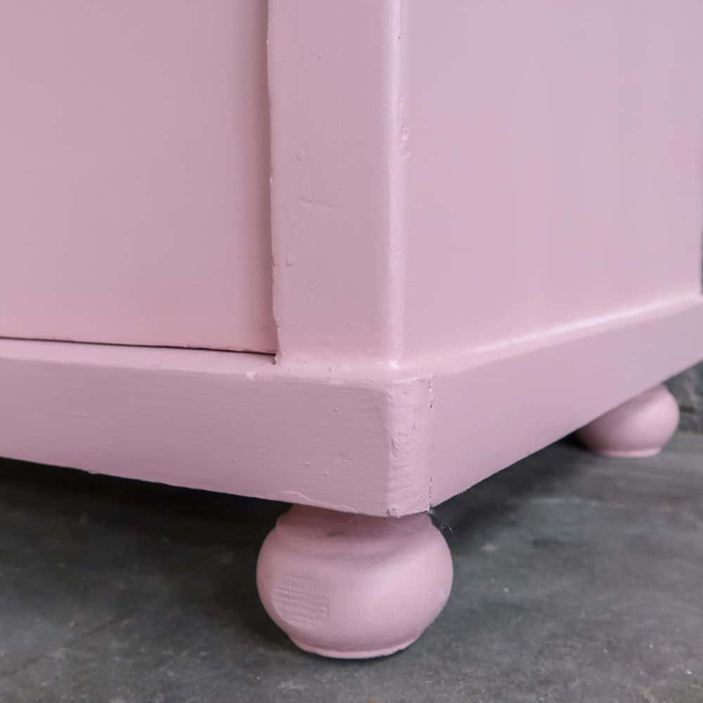 Eendeurs roze linnenkast - Afbeelding 8