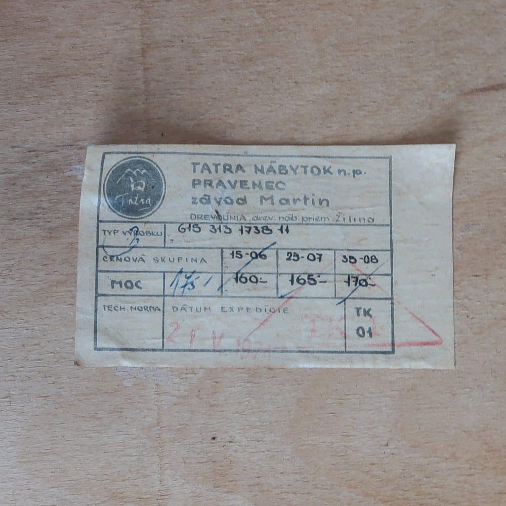 Vintage stoel - Tatra Nabytok - Afbeelding 12