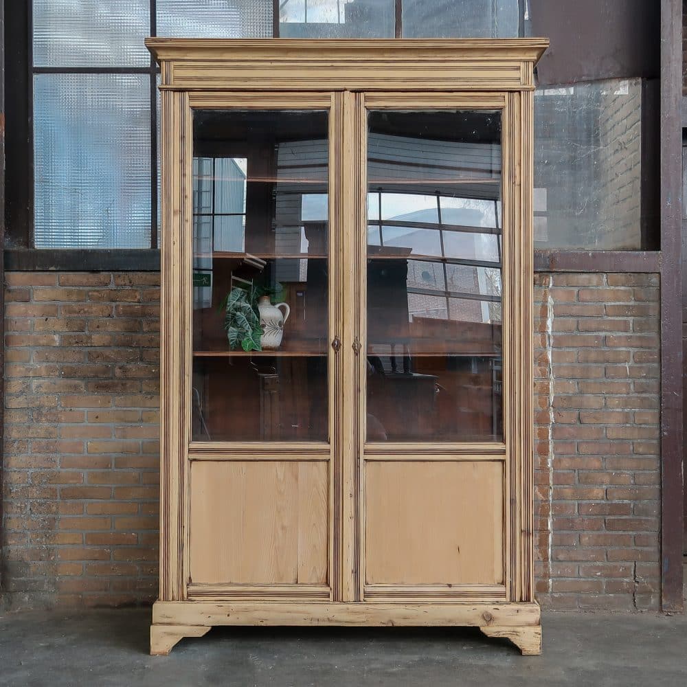 Brocante vitrinekast - Afbeelding 2