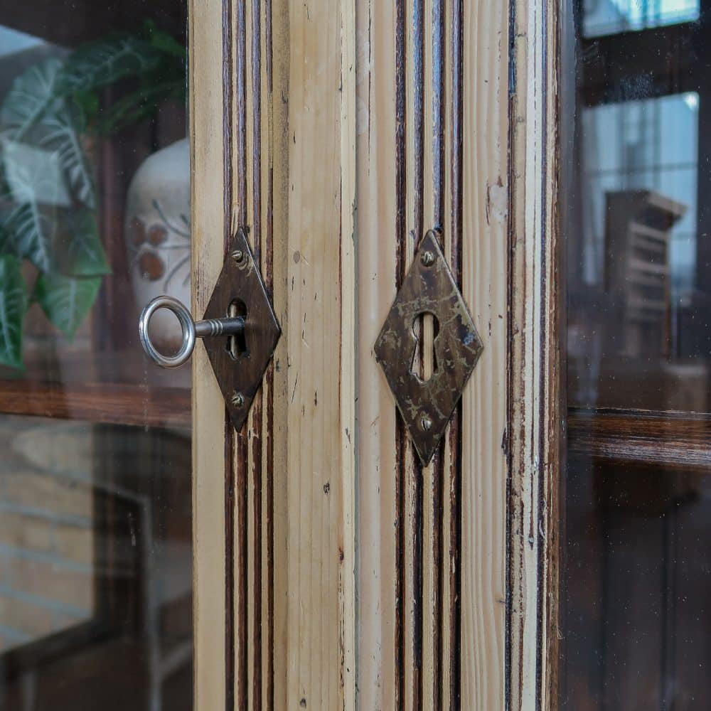 Brocante vitrinekast - Afbeelding 9