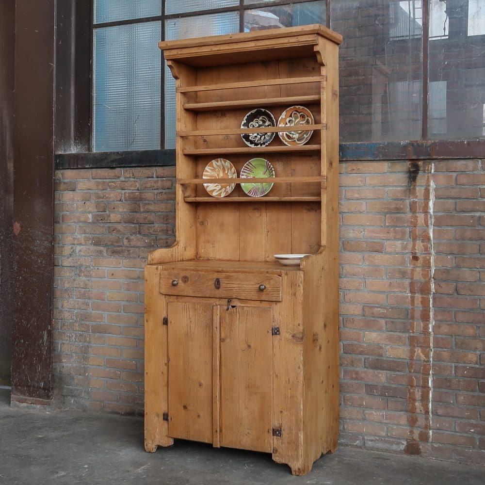 Brocante grenen buffetkast - Afbeelding 2