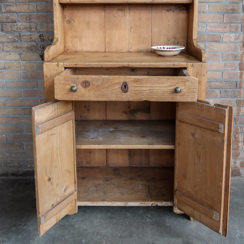 Brocante grenen buffetkast - Afbeelding 3