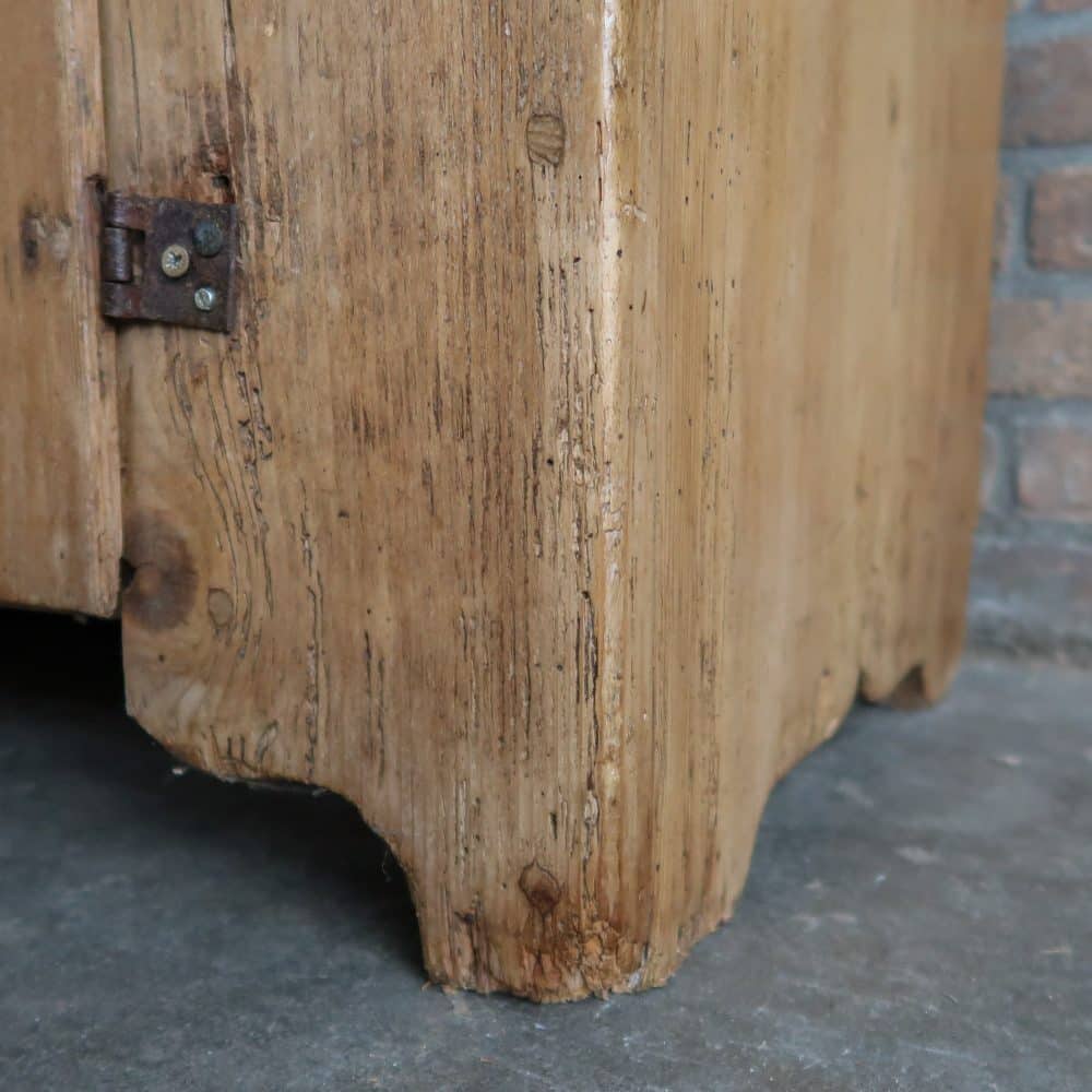 Brocante grenen buffetkast - Afbeelding 11
