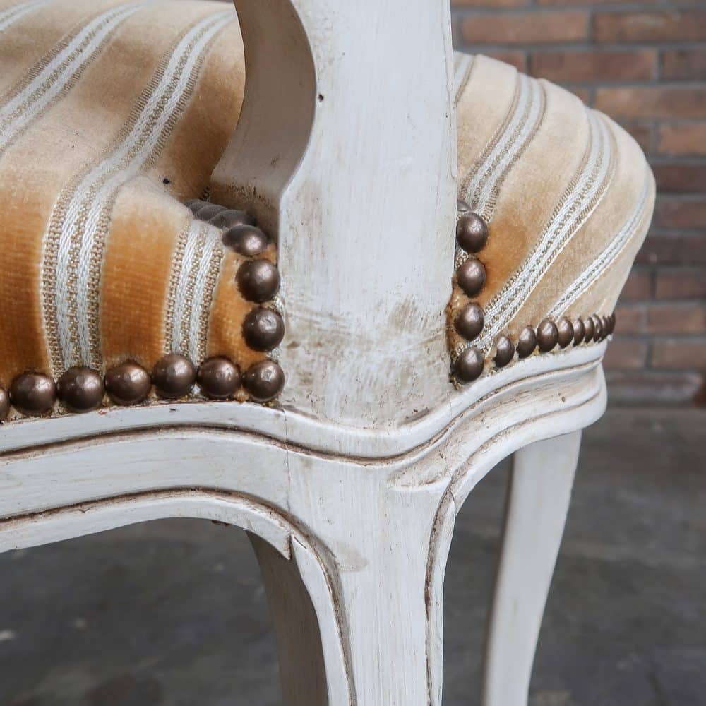 Vintage Louis XV stoel - Afbeelding 9