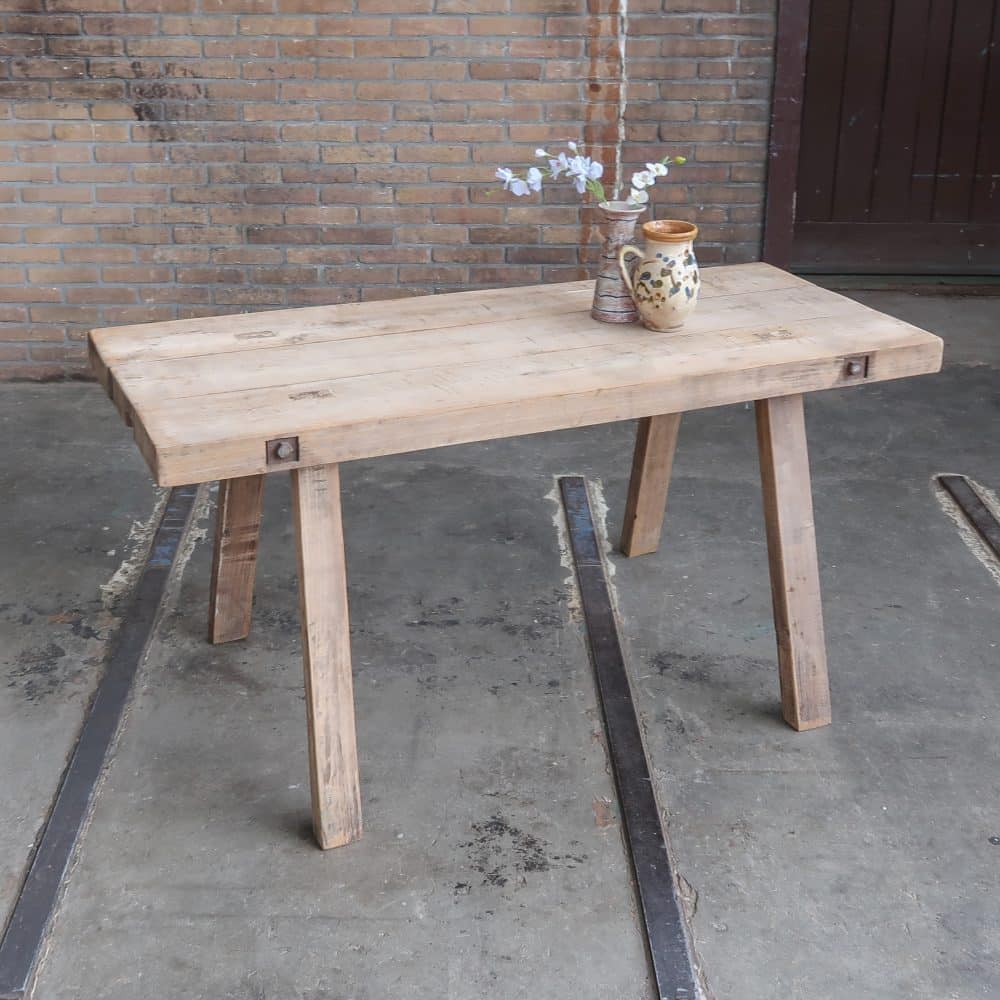 Houten slachttafel - Afbeelding 2