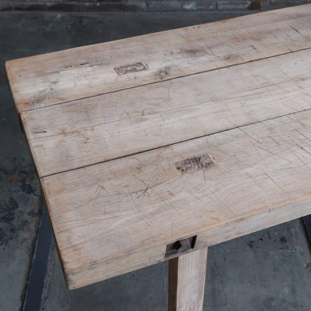 Houten slachttafel - Afbeelding 3