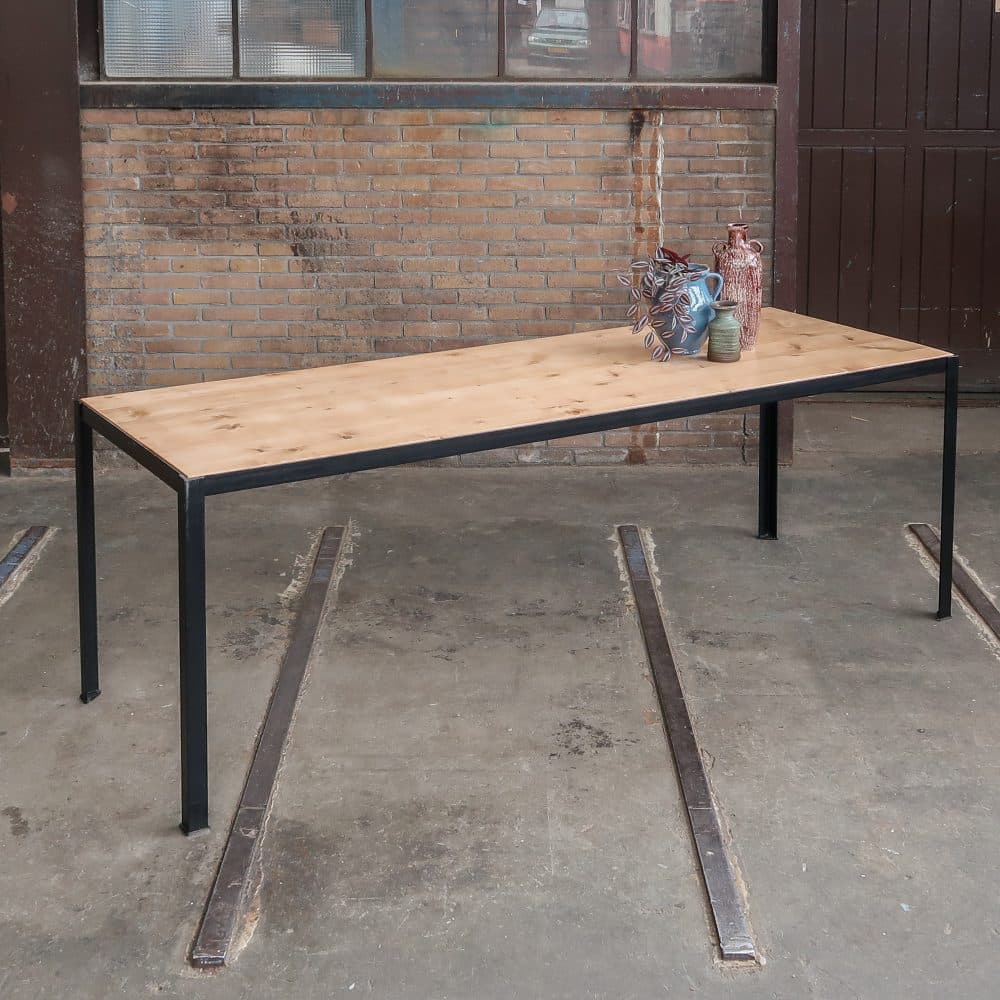 Industriële eettafel - Afbeelding 2