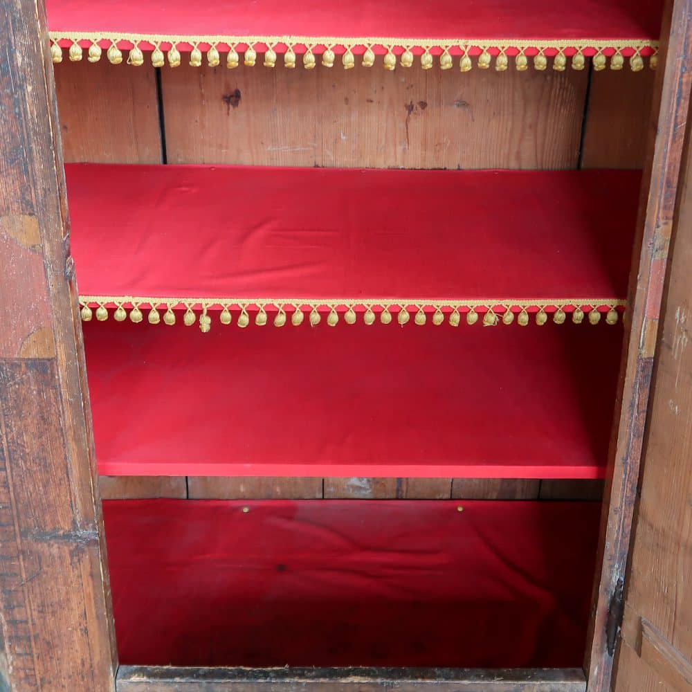 Duitse polychrome linnenkast - Afbeelding 4