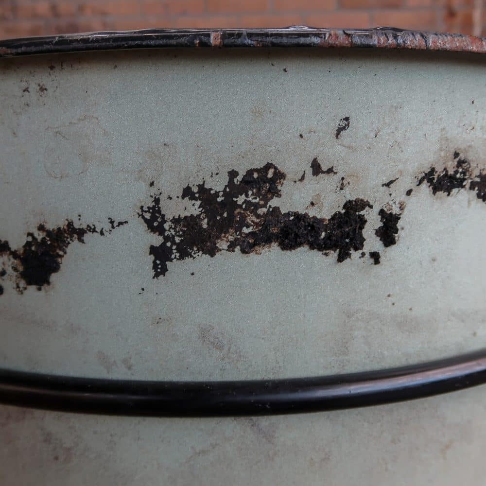 Emaille pot met standaard - Afbeelding 6