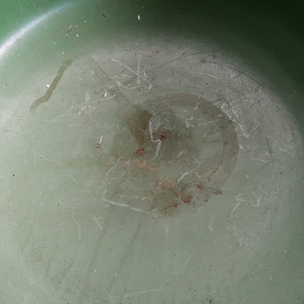 Emaille pot met standaard - Afbeelding 3