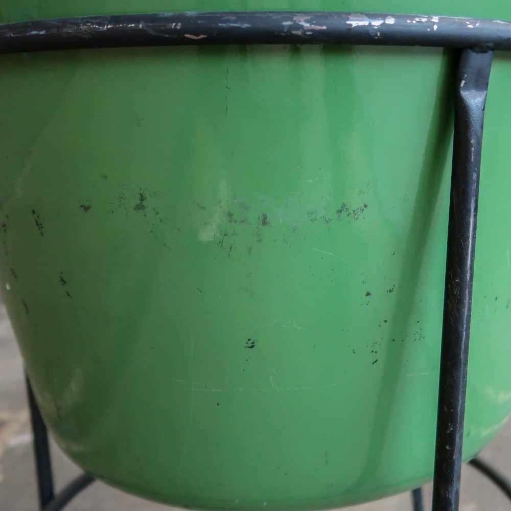 Emaille pot met standaard - Afbeelding 7