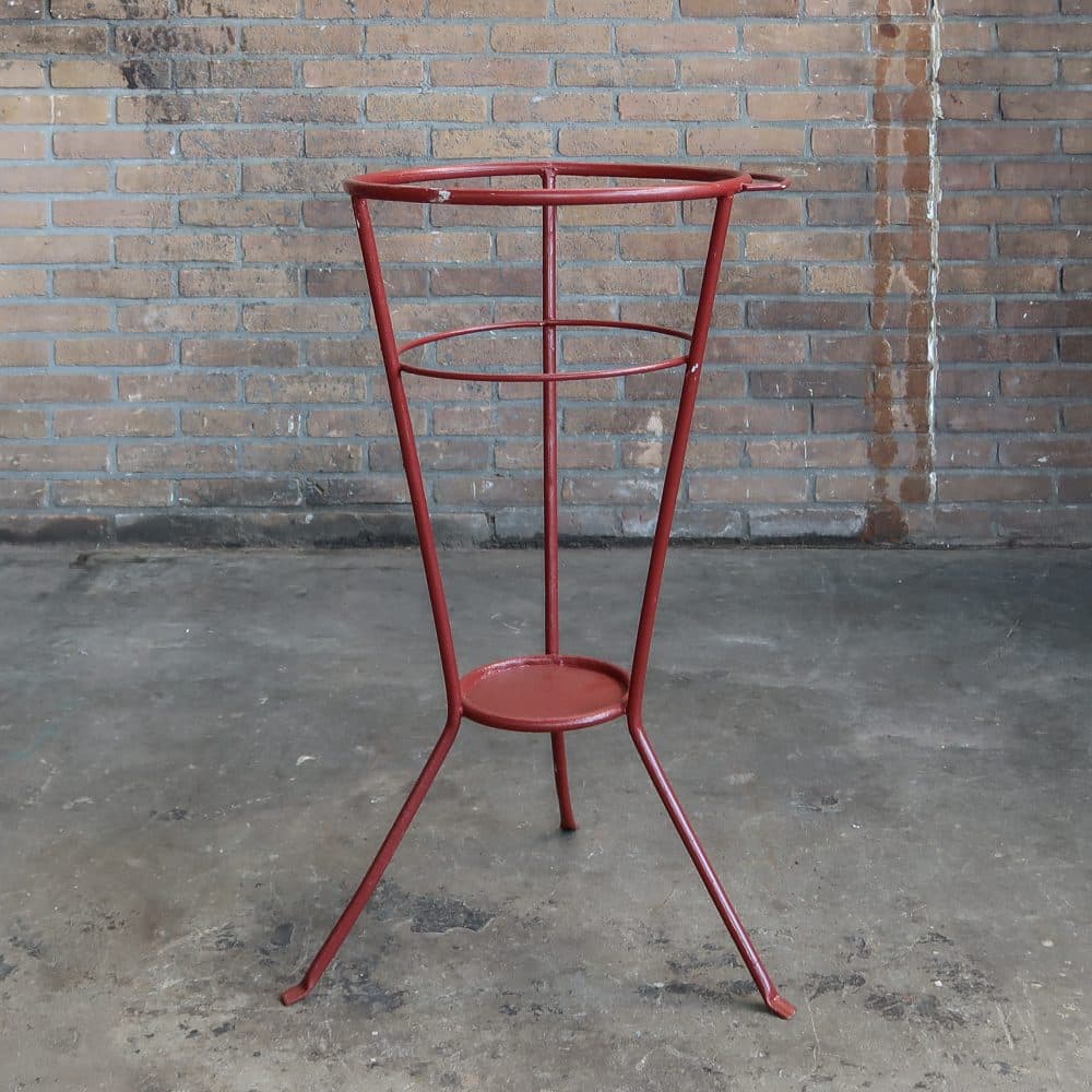 Brocante metalen wastafel