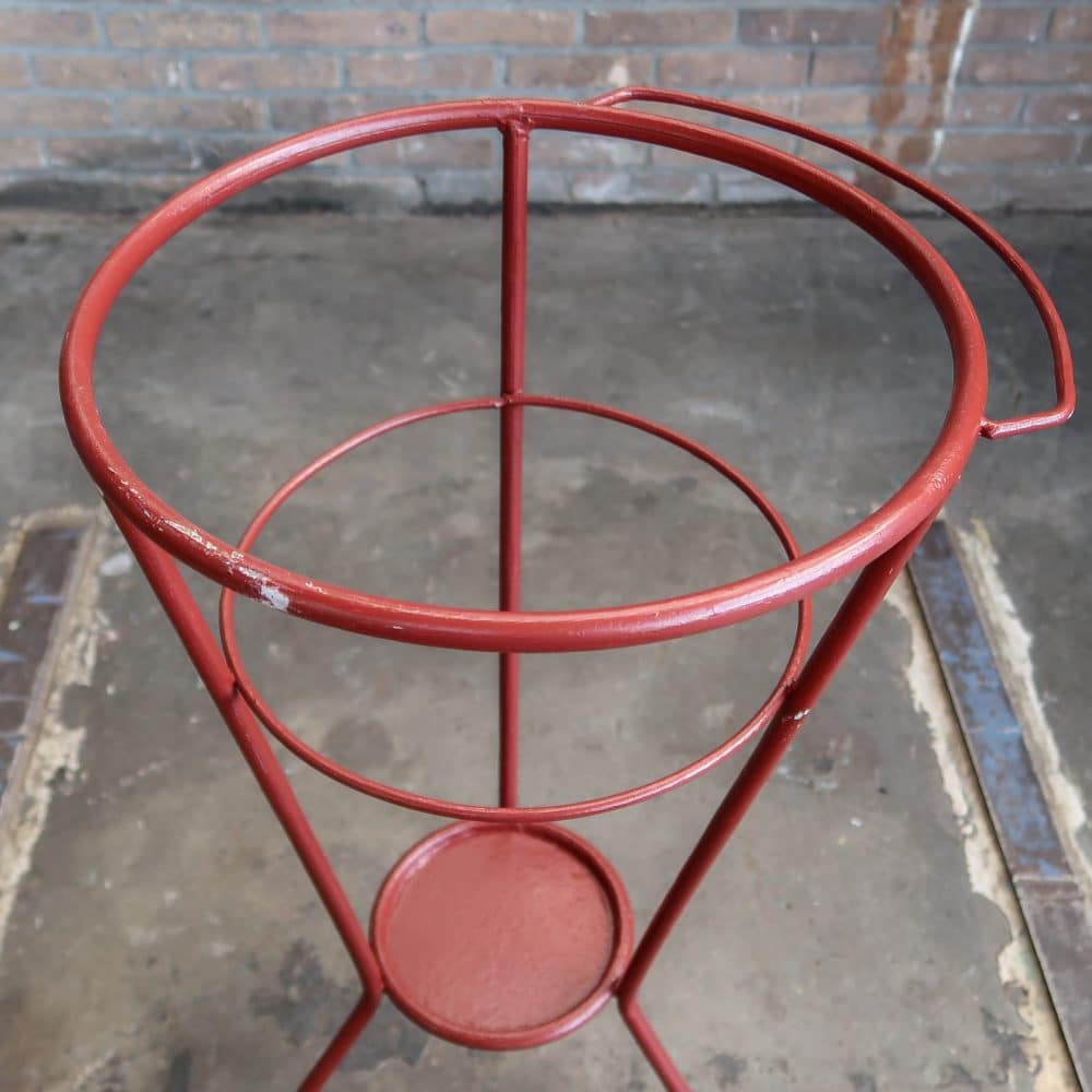 Brocante metalen wastafel - Afbeelding 2