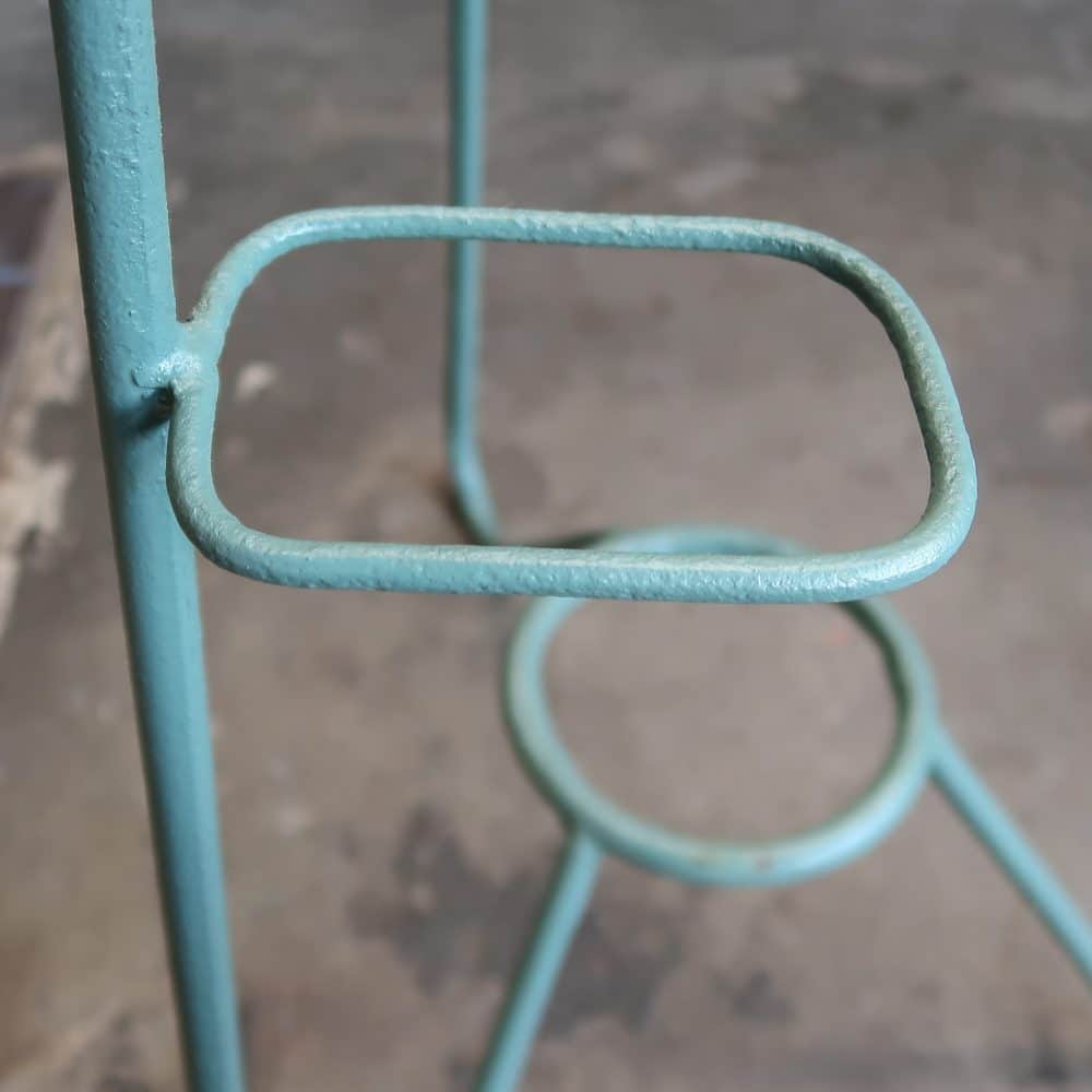 Brocante metalen wastafel - Afbeelding 2