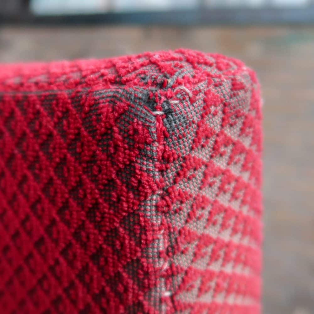 Rode vintage fauteuil - Afbeelding 7