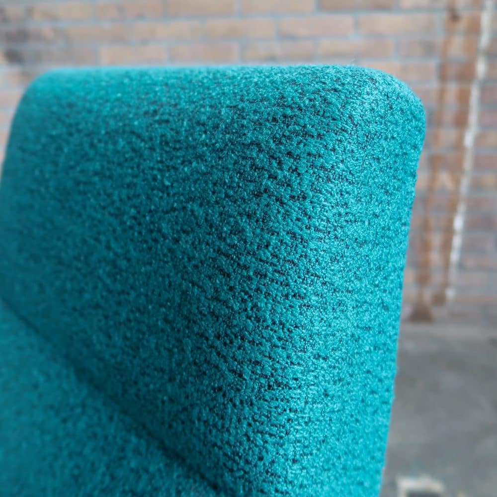 Petrol vintage fauteuil - Afbeelding 7