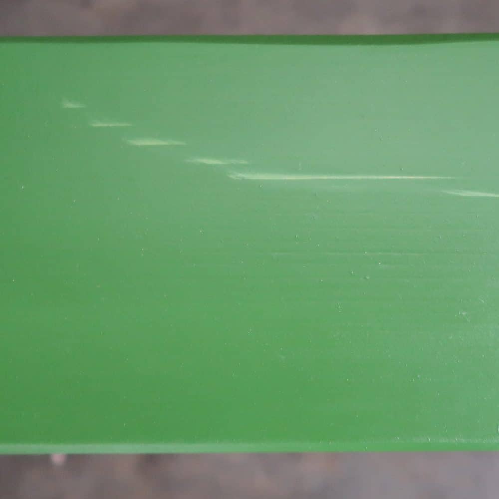 Brocante groene parkbank - Afbeelding 8