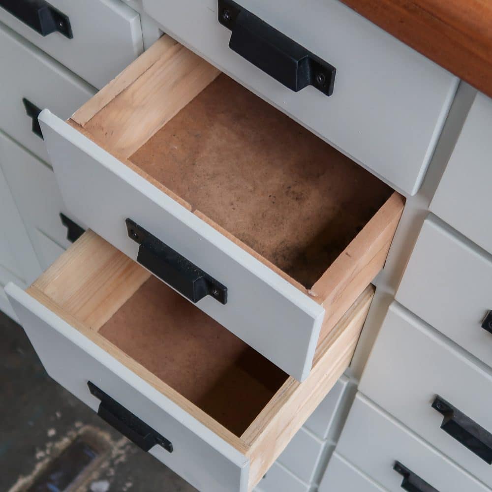 Brocante groot dressoir - Afbeelding 6