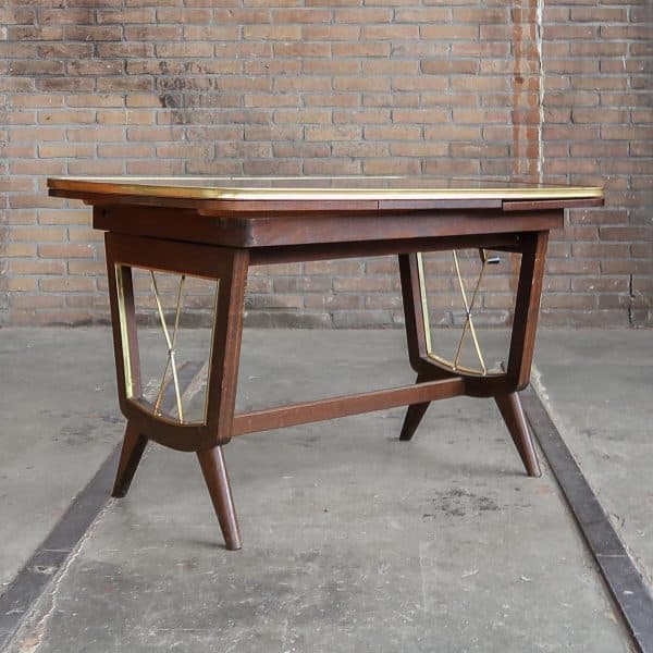 Vintage tafel - uitschuif & verstelbaar