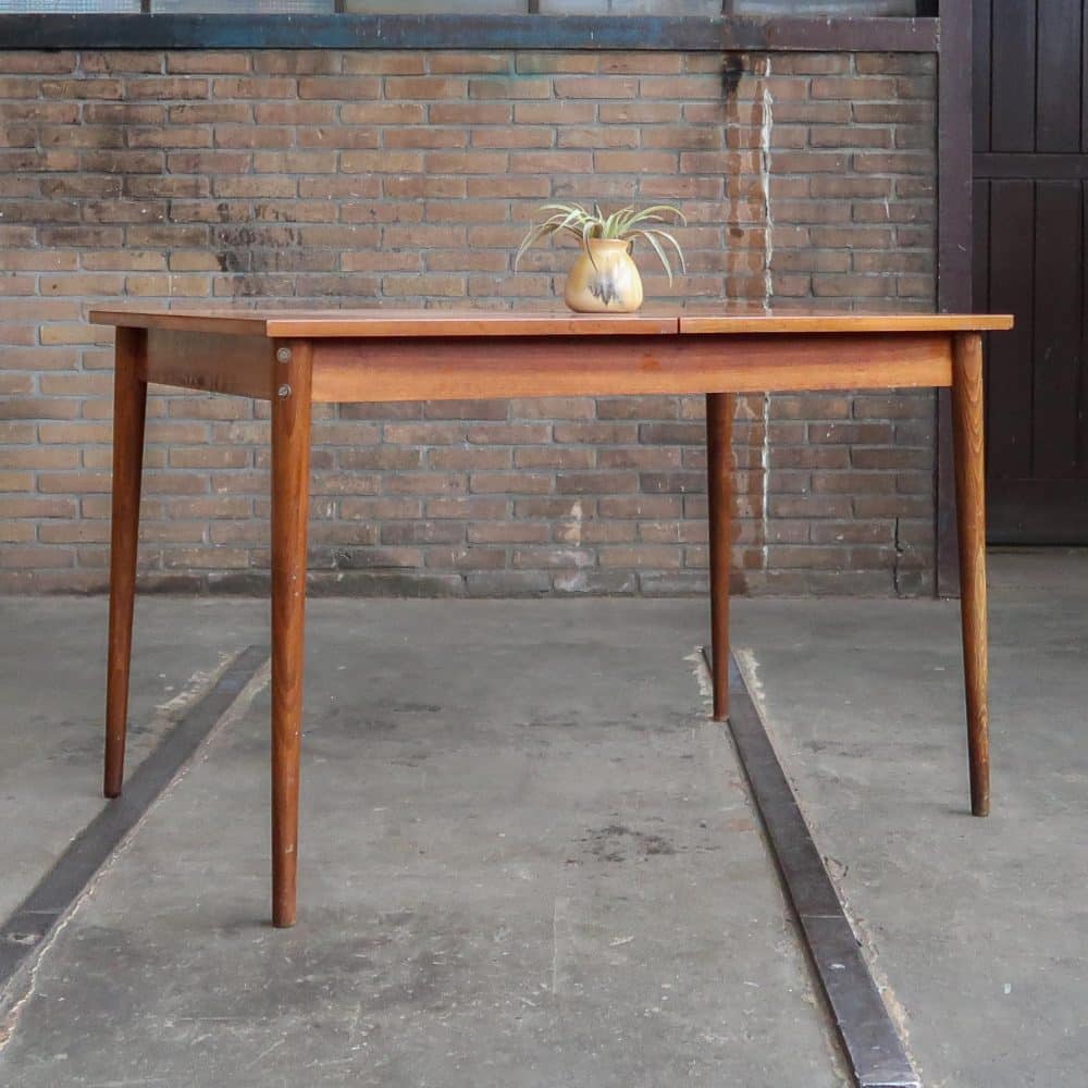 Vintage tafel - uitschuifbaar - Afbeelding 2