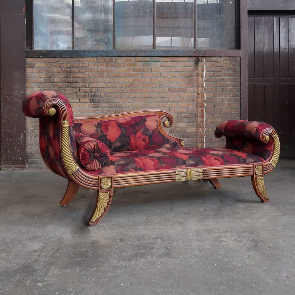 Vintage chaise longue bank