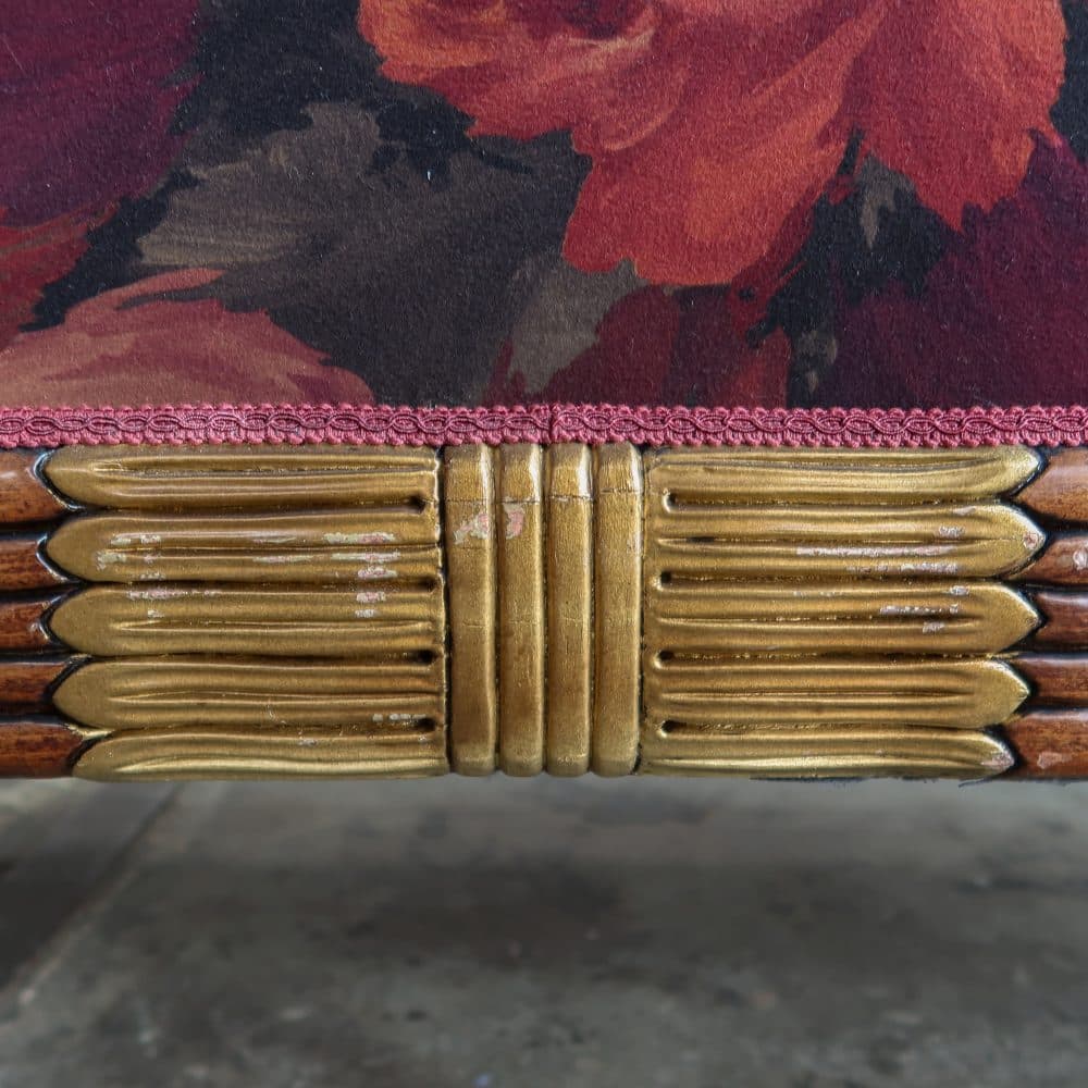Vintage chaise longue bank - Afbeelding 8