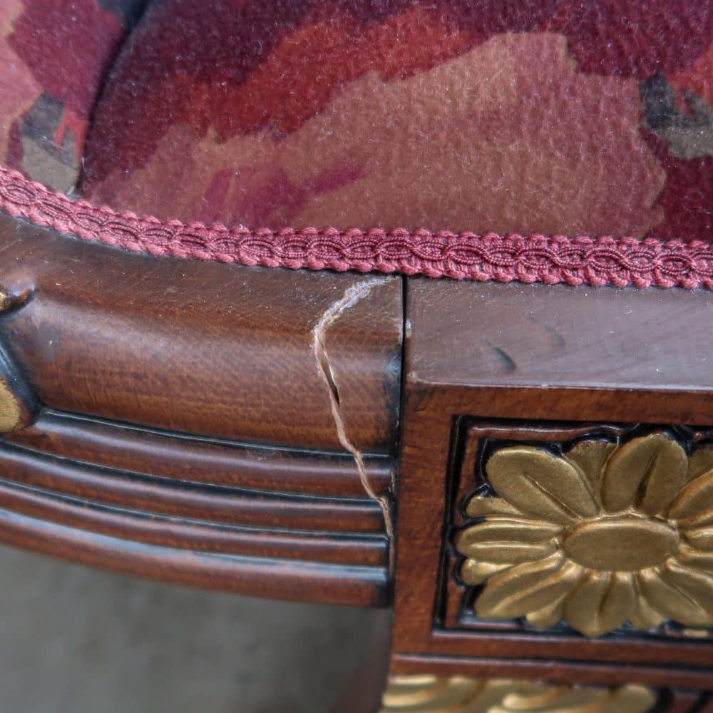 Vintage chaise longue bank - Afbeelding 9