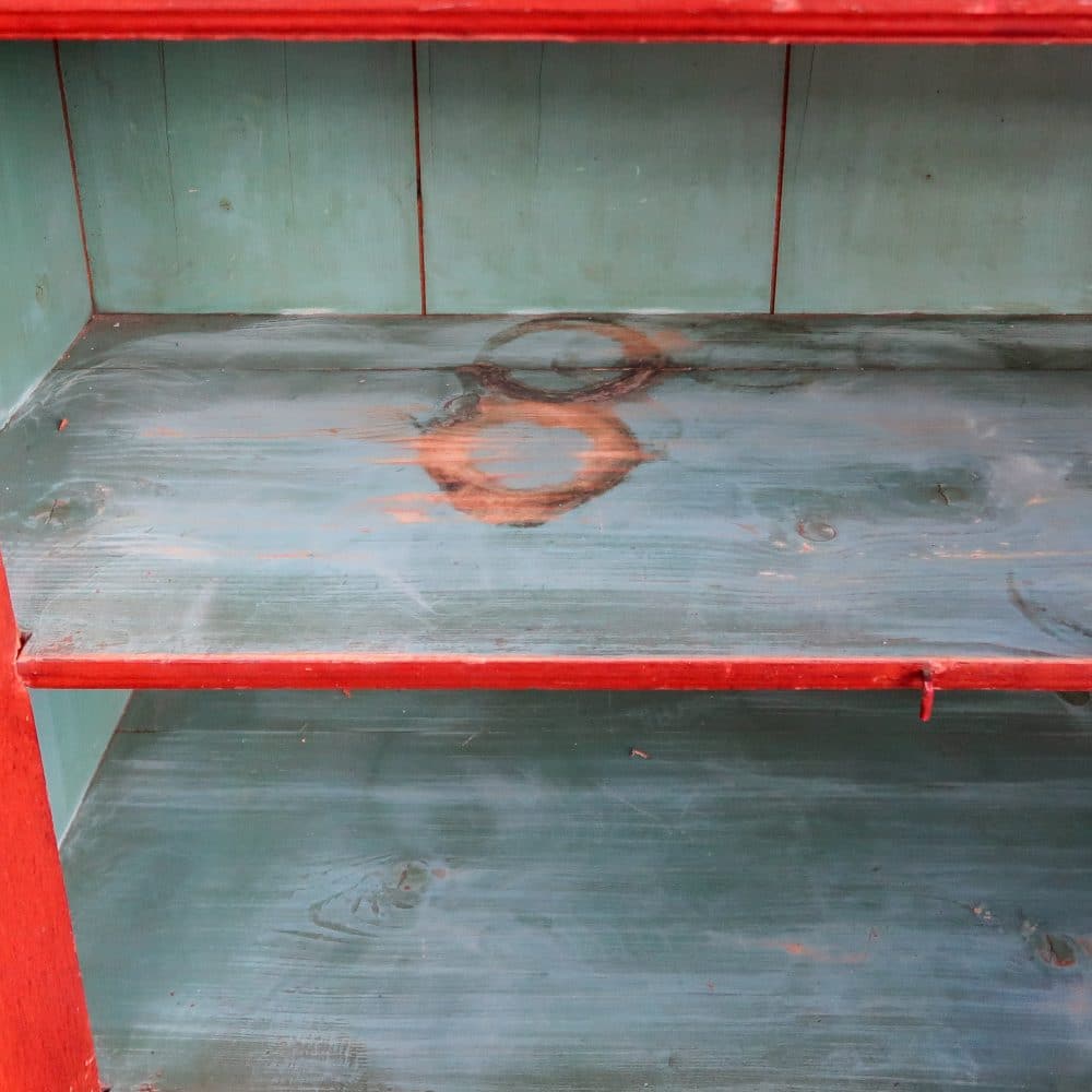 Biedermeier meidenkast - Rood - Afbeelding 5