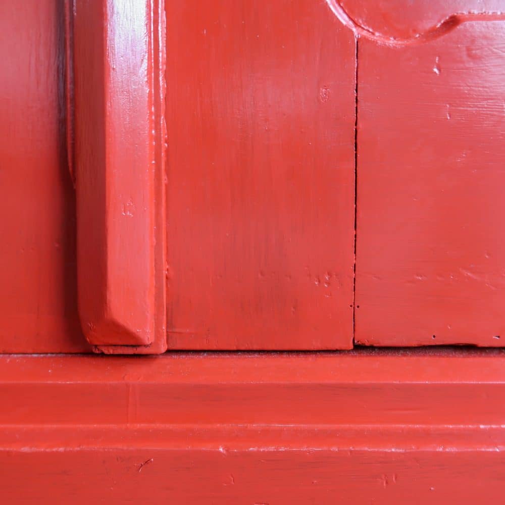 Biedermeier meidenkast - Rood - Afbeelding 9