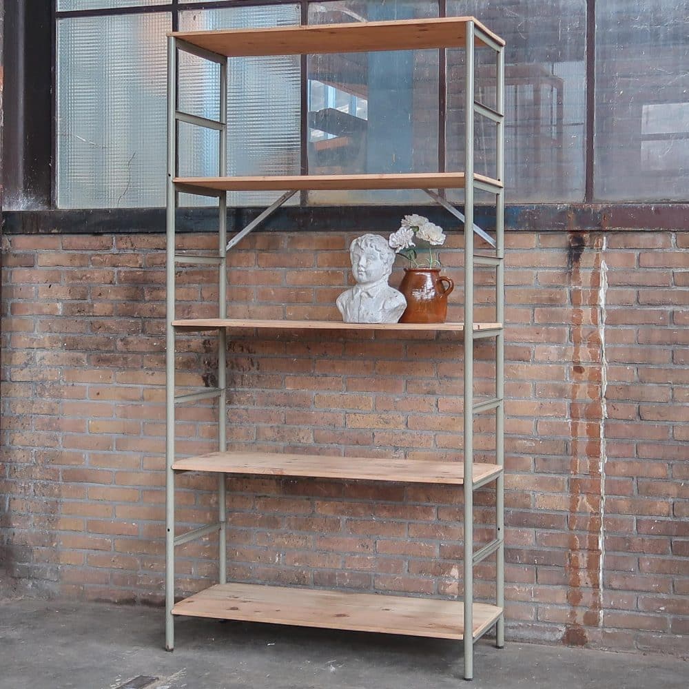 Stellingkast met metalen frame - Afbeelding 2
