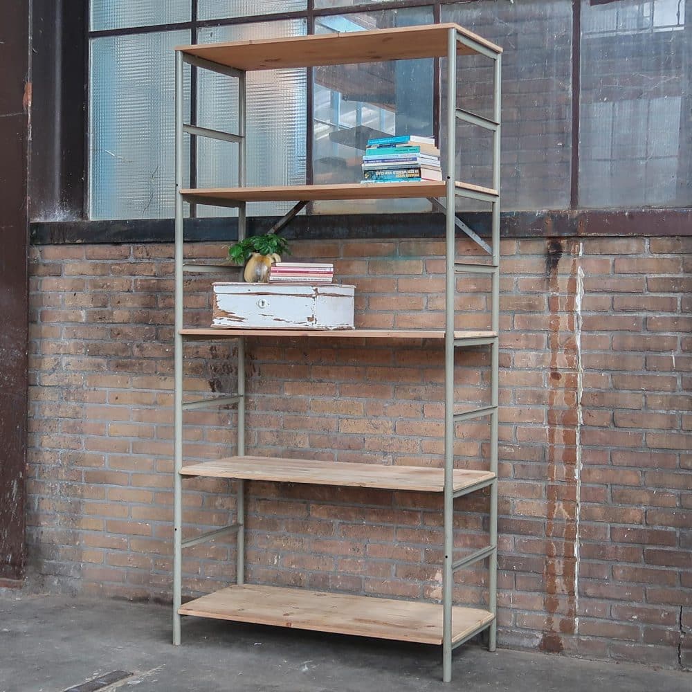 Stellingkast met metalen frame - Afbeelding 2