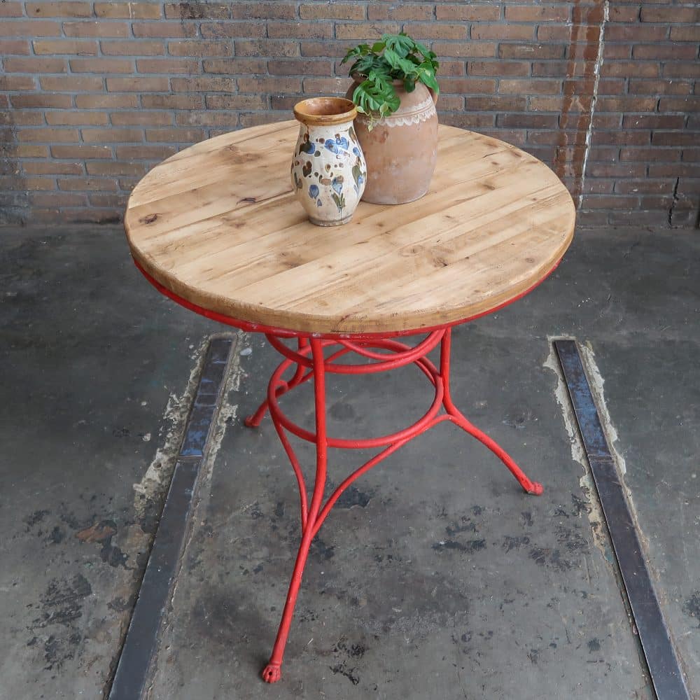 Brocante ronde tafel - Afbeelding 2